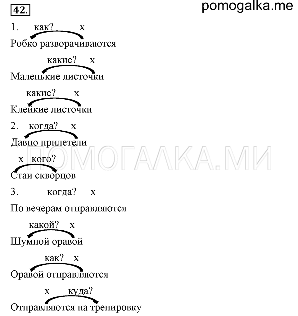 упражнение №42 русский язык 6 класс Ладыженская, Баранов