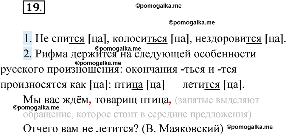 страница 14 упражнение 19 русский язык 6 класс Лидман-Орлова 2022 год