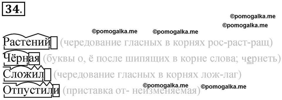 страница 19 упражнение 34 русский язык 6 класс Лидман-Орлова 2022 год