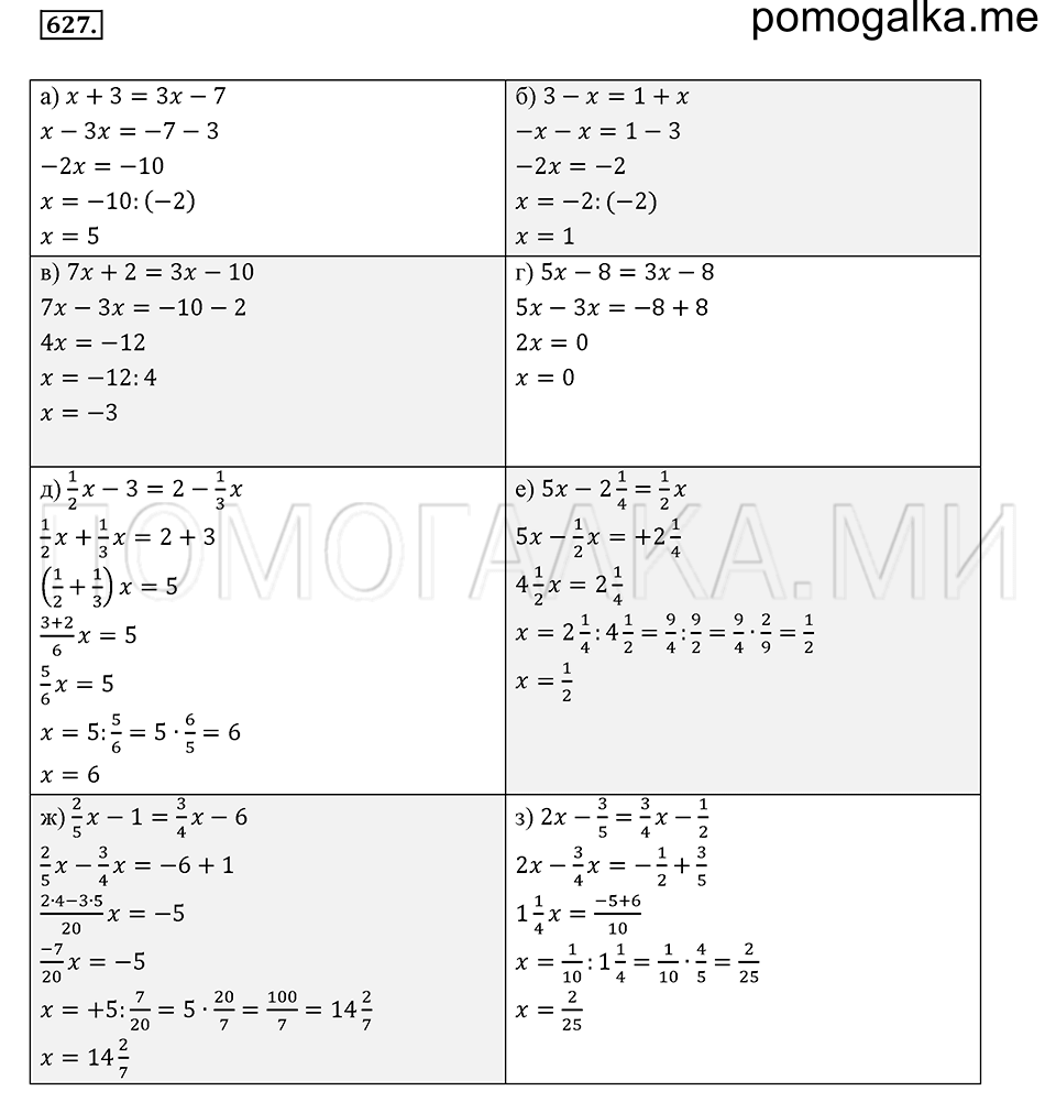 Решебник по математике для 6 класса — Герасимов, Пирютко