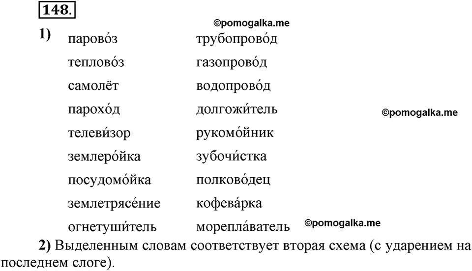 Глава 3. Упражнение №148 русский язык 6 класс Шмелёв