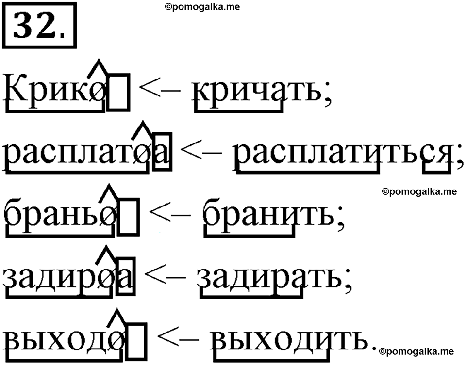 Глава 3. Упражнение №32 русский язык 6 класс Шмелёв