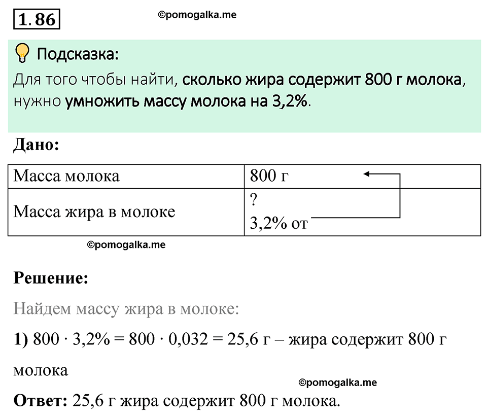 cтраница 24 задача 1.86 математика 6 класс Виленкин часть 1 просвещение ФГОС 2023