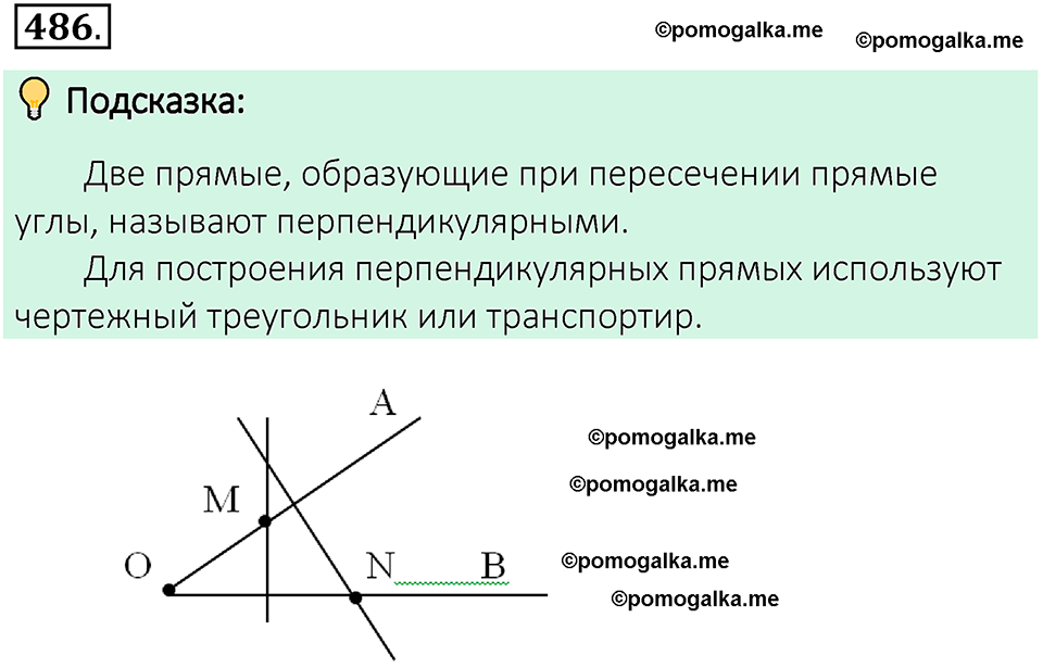 номер 486 математика 6 класс Виленкин часть 2 год 2021