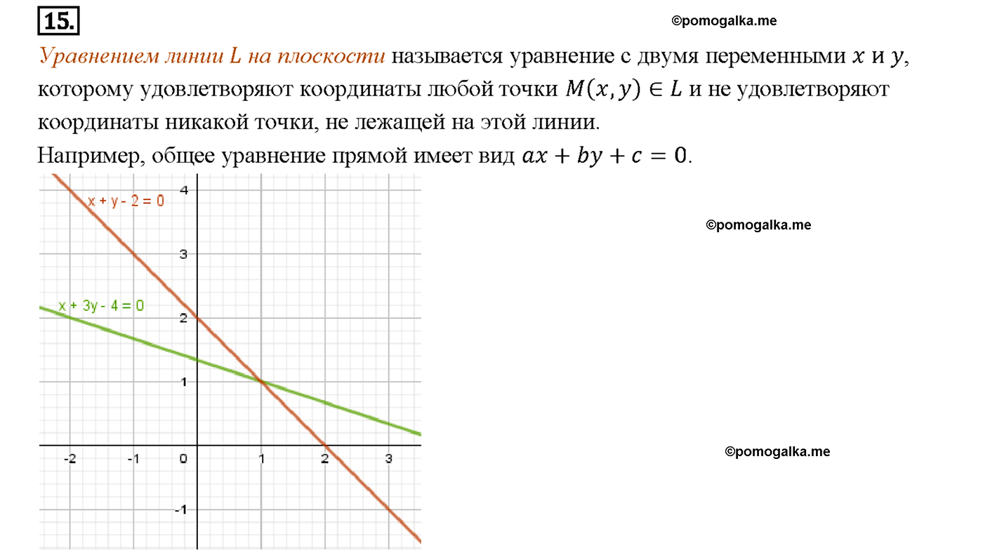 страница 244 вопрос 15 геометрия 7-9 класс Атанасян учебник 2014 год