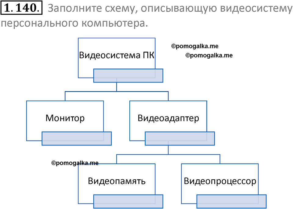 номер 1.140 сборник задач и упражнений по информатике 7 класс Босова 2024 год просвещение