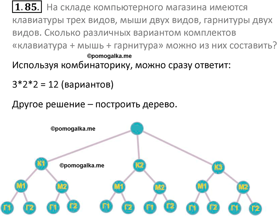 номер 1.85 сборник задач и упражнений по информатике 7 класс Босова 2024 год просвещение