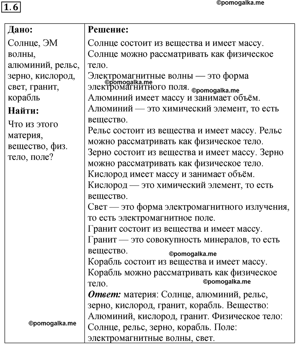 страница 3 номер 1.6 физика 7-9 класс Лукашик сборник задач 2024 год