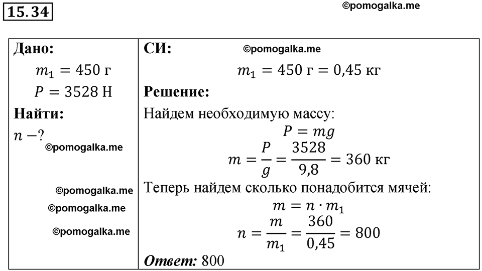 страница 52 номер 15.34 физика 7-9 класс Лукашик сборник задач 2024 год