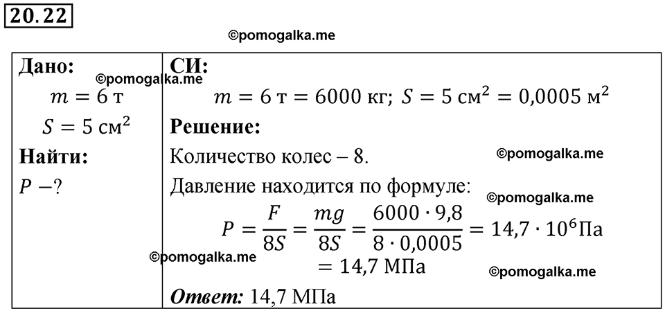 страница 72 номер 20.22 физика 7-9 класс Лукашик сборник задач 2024 год