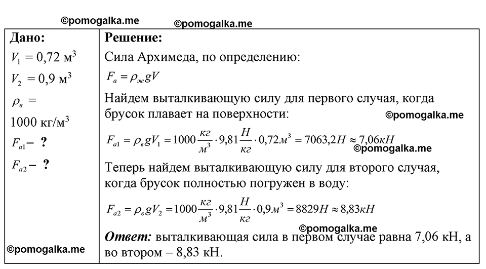 страница 98 номер 27.34 физика 7-9 класс Лукашик сборник задач 2024 год