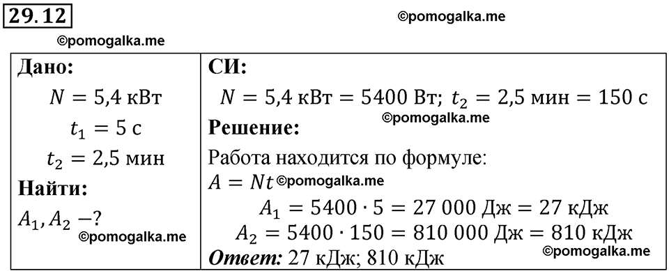 страница 107 номер 29.12 физика 7-9 класс Лукашик сборник задач 2024 год