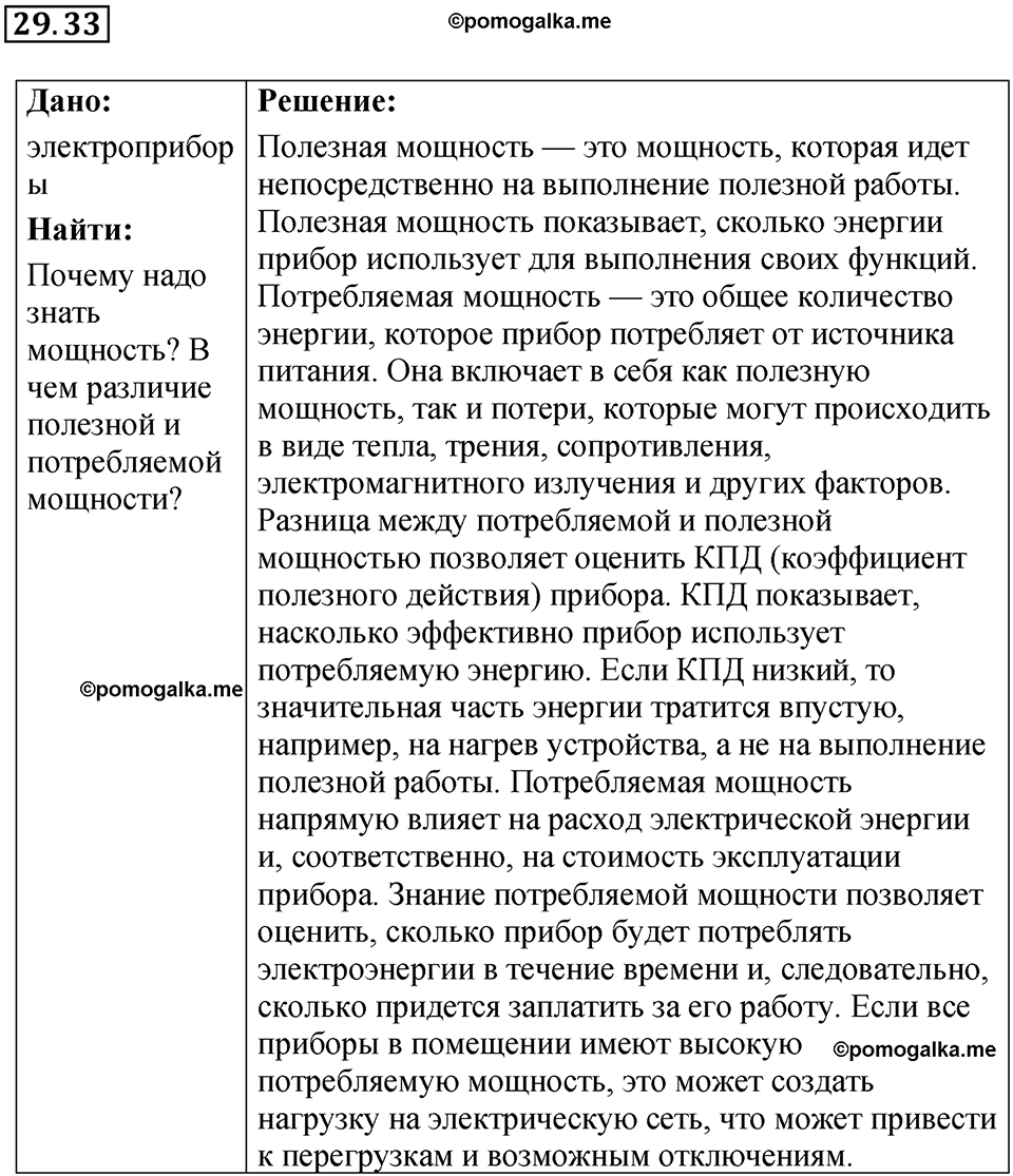 страница 109 номер 29.33 физика 7-9 класс Лукашик сборник задач 2024 год