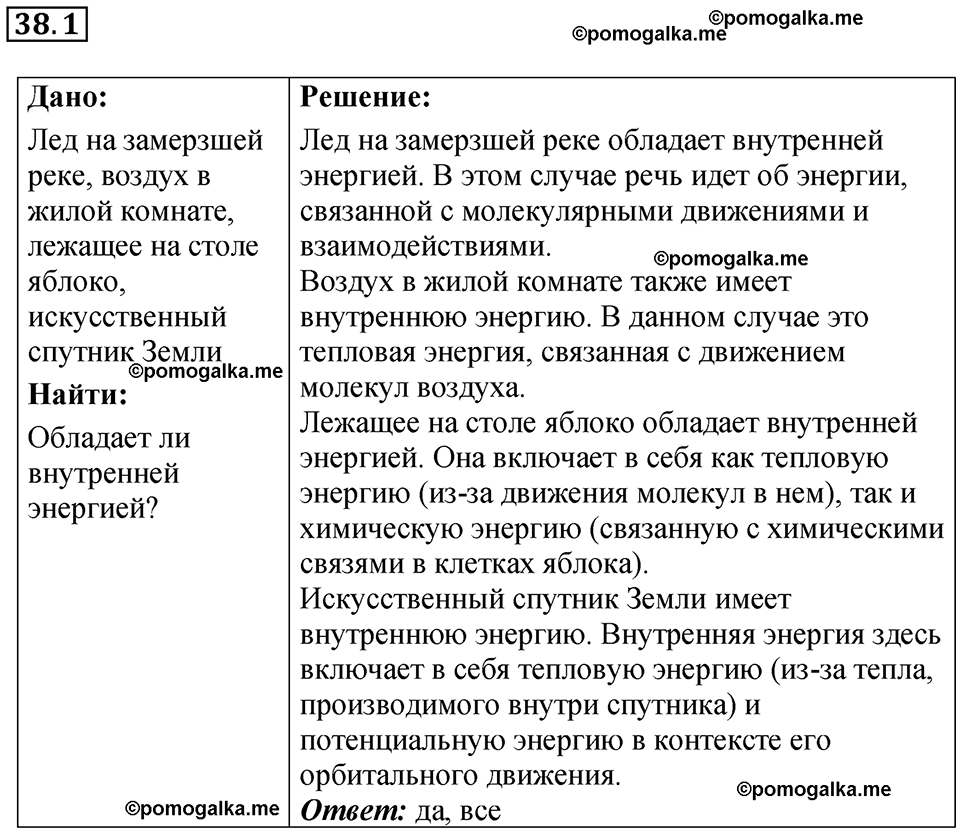 страница 141 номер 38.1 физика 7-9 класс Лукашик сборник задач 2024 год