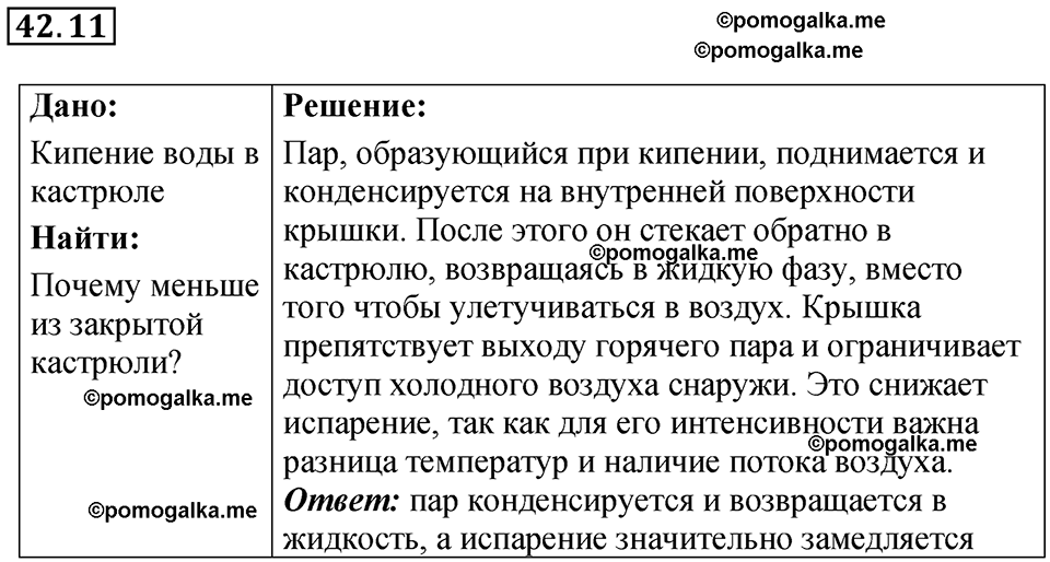 страница 159 номер 42.11 физика 7-9 класс Лукашик сборник задач 2024 год
