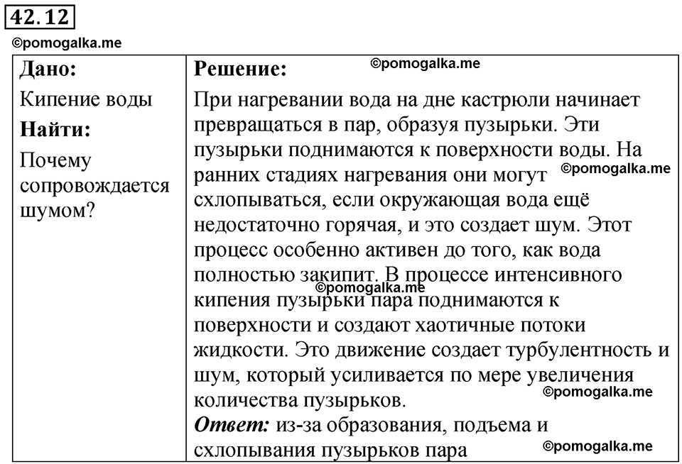 страница 159 номер 42.12 физика 7-9 класс Лукашик сборник задач 2024 год