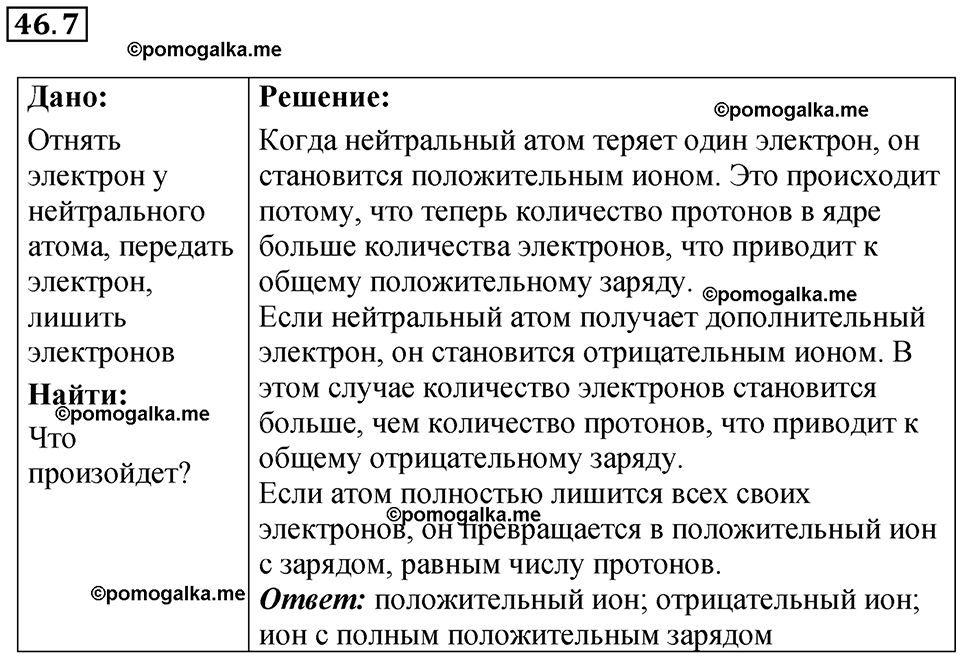 страница 168 номер 46.7 физика 7-9 класс Лукашик сборник задач 2024 год