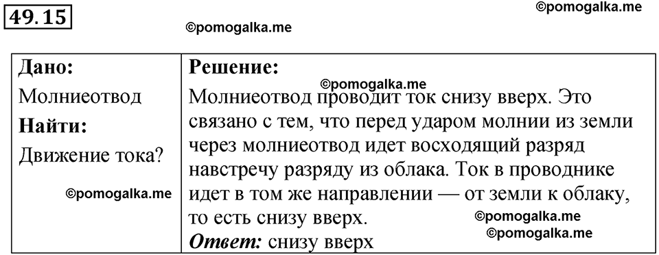 страница 179 номер 49.15 физика 7-9 класс Лукашик сборник задач 2024 год