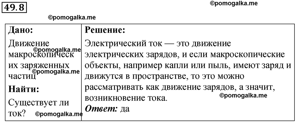 страница 178 номер 49.8 физика 7-9 класс Лукашик сборник задач 2024 год