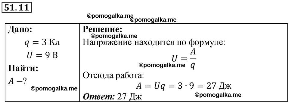 страница 184 номер 51.11 физика 7-9 класс Лукашик сборник задач 2024 год