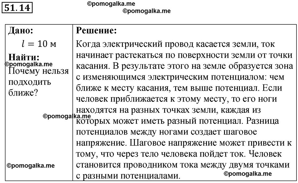 страница 184 номер 51.14 физика 7-9 класс Лукашик сборник задач 2024 год