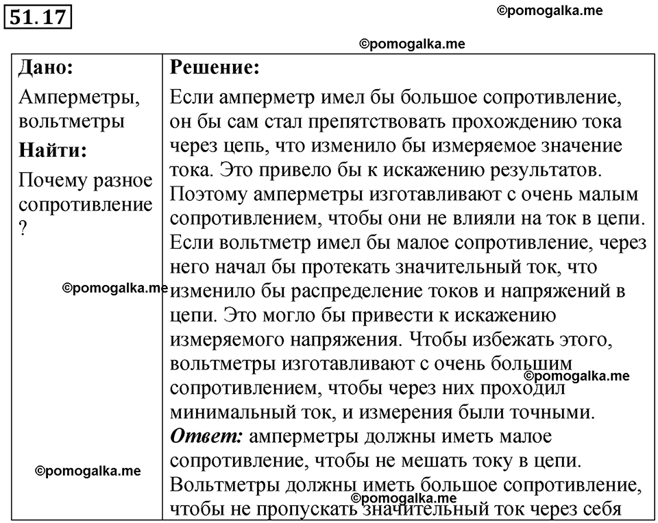 страница 184 номер 51.17 физика 7-9 класс Лукашик сборник задач 2024 год