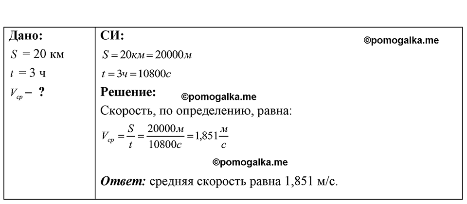 страница 20 номер 7.16 физика 7-9 класс Лукашик сборник задач 2024 год