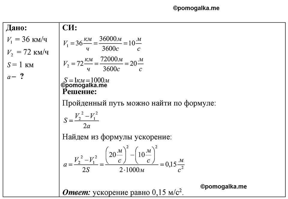 страница 24 номер 7.51 физика 7-9 класс Лукашик сборник задач 2024 год