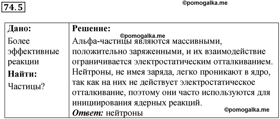 страница 251 номер 74.5 физика 7-9 класс Лукашик сборник задач 2024 год