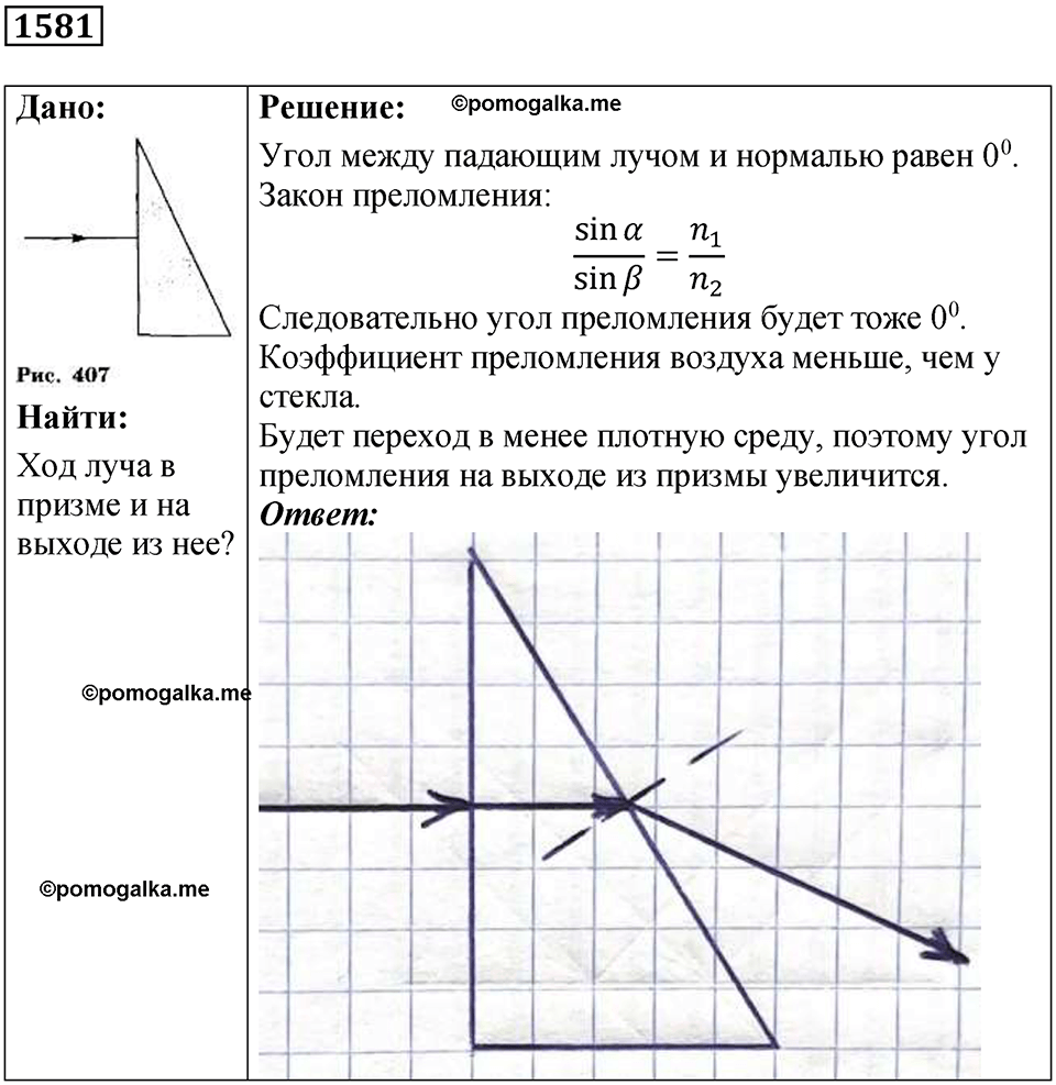 страница 193 номер 1581 физика 7 8 9 класс Лукашик сборник задач 2011 год