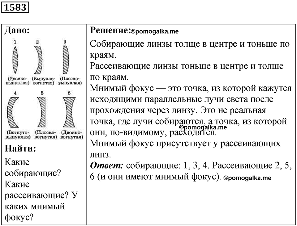 страница 194 номер 1583 физика 7 8 9 класс Лукашик сборник задач 2011 год