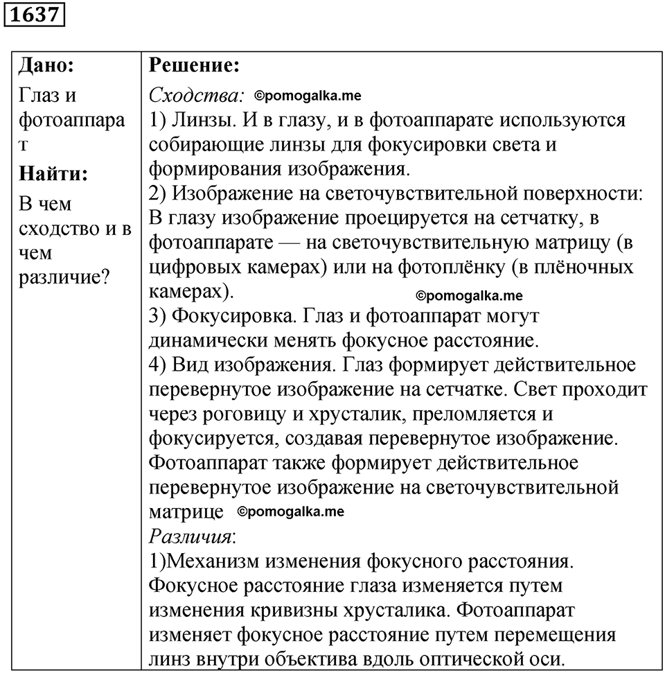 страница 200 номер 1637 физика 7 8 9 класс Лукашик сборник задач 2011 год