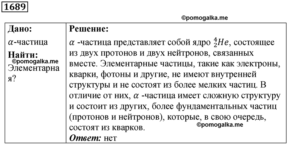 страница 204 номер 1689 физика 7 8 9 класс Лукашик сборник задач 2011 год