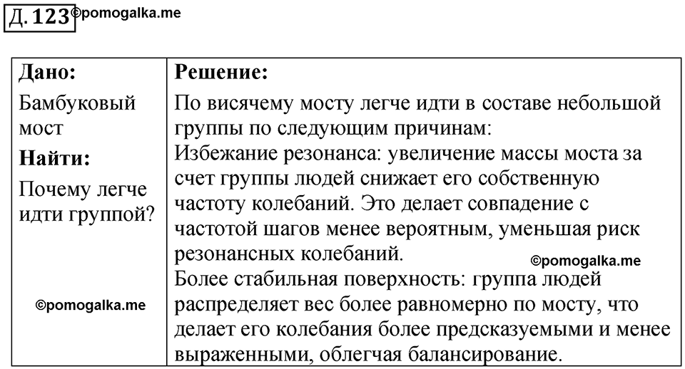 страница 118 дополнительный номер 123 физика 7 8 9 класс Лукашик сборник задач 2011 год