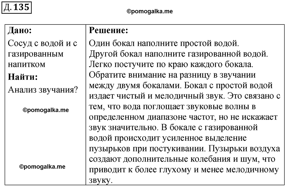 страница 120 дополнительный номер 135 физика 7 8 9 класс Лукашик сборник задач 2011 год