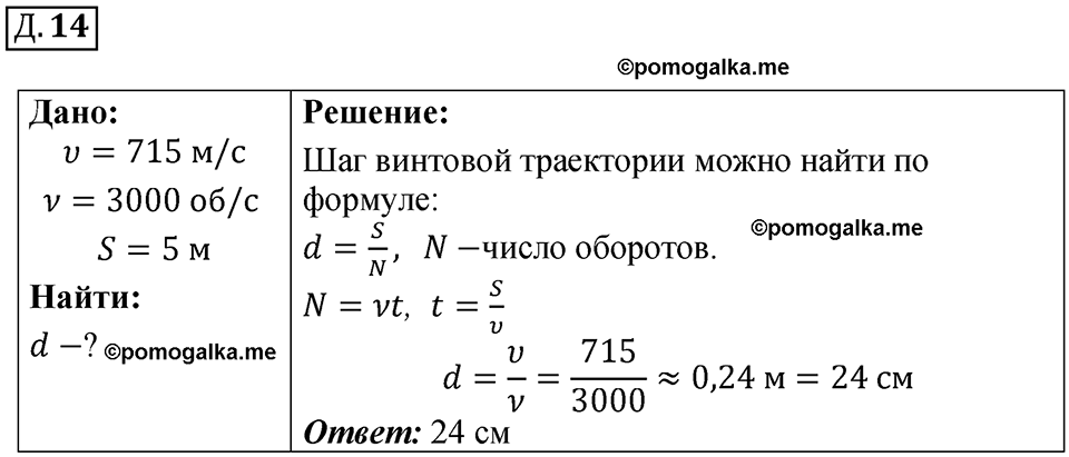 страница 23 дополнительный номер 14 физика 7 8 9 класс Лукашик сборник задач 2011 год
