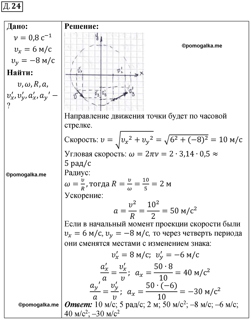 страница 25 дополнительный номер 24 физика 7 8 9 класс Лукашик сборник задач 2011 год