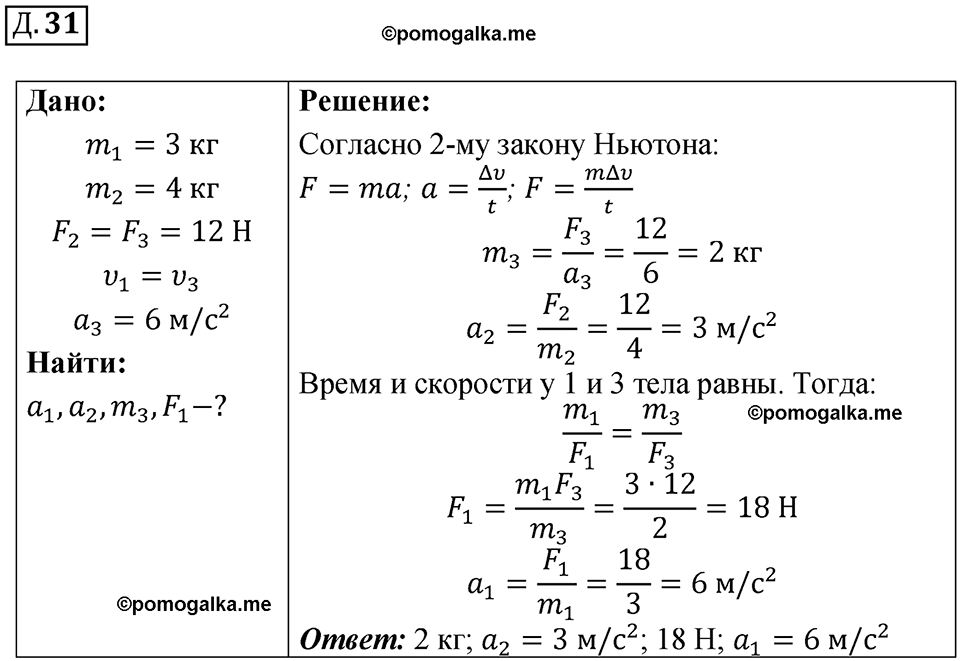 страница 40 дополнительный номер 31 физика 7 8 9 класс Лукашик сборник задач 2011 год