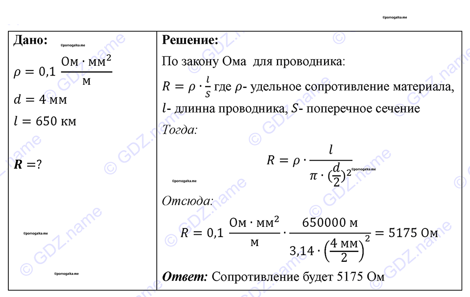 страница 113 номер 1054 физика 7-9 класс Пёрышкин сборник задач 2024 год