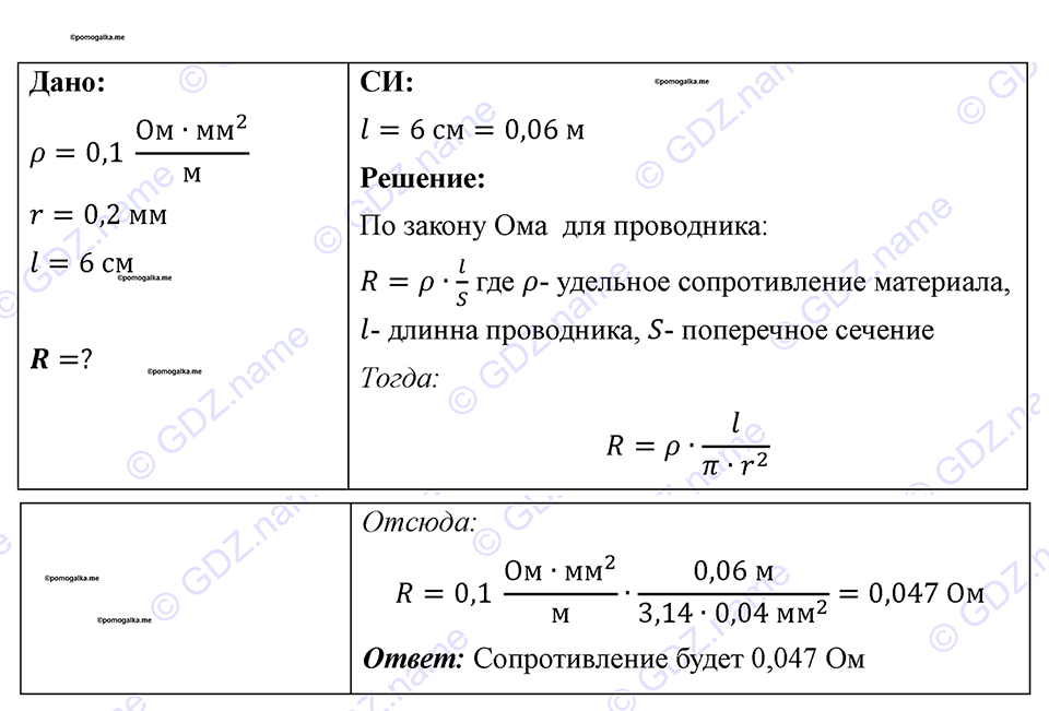 страница 114 номер 1055 физика 7-9 класс Пёрышкин сборник задач 2024 год