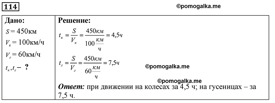 страница 19 номер 114 физика 7-9 класс Пёрышкин сборник задач 2024 год