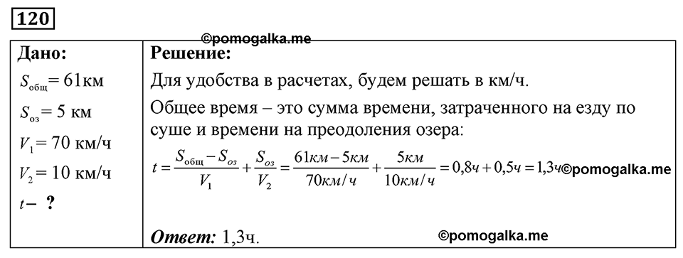 страница 20 номер 120 физика 7-9 класс Пёрышкин сборник задач 2024 год