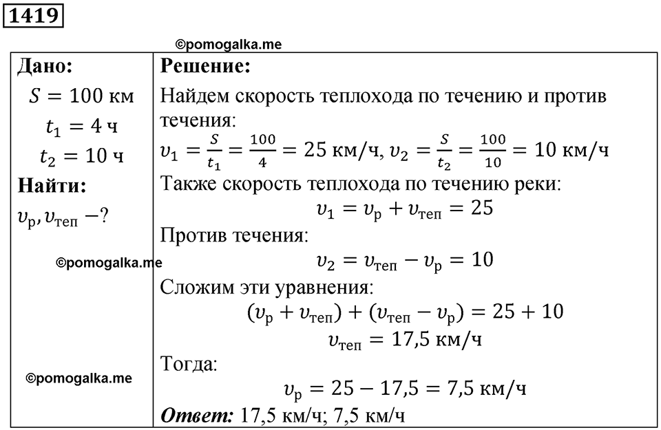страница 157 номер 1419 физика 7-9 класс Пёрышкин сборник задач 2024 год