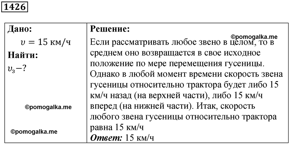 страница 158 номер 1426 физика 7-9 класс Пёрышкин сборник задач 2024 год