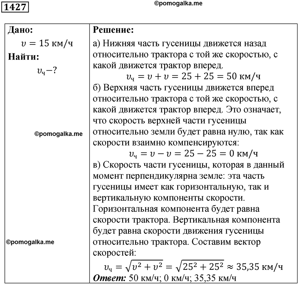 страница 158 номер 1427 физика 7-9 класс Пёрышкин сборник задач 2024 год