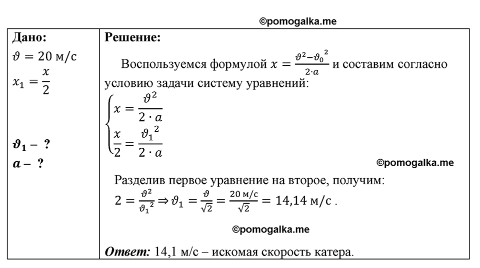 страница 169 номер 1501 физика 7-9 класс Пёрышкин сборник задач 2024 год