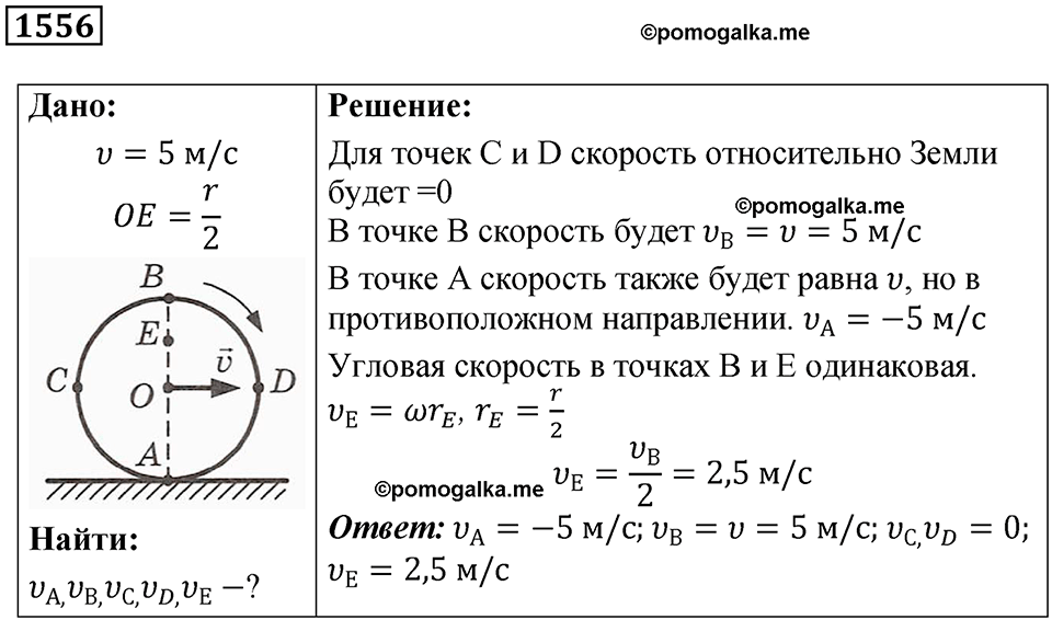 страница 176 номер 1556 физика 7-9 класс Пёрышкин сборник задач 2024 год