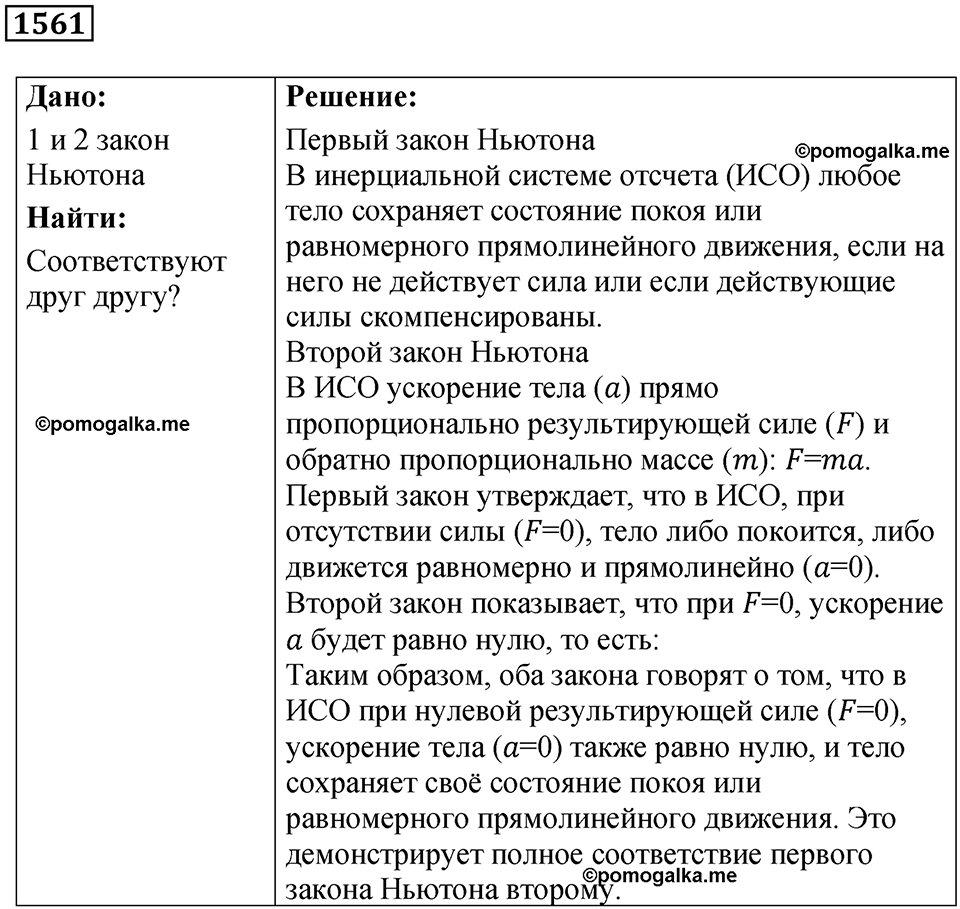 страница 176 номер 1561 физика 7-9 класс Пёрышкин сборник задач 2024 год