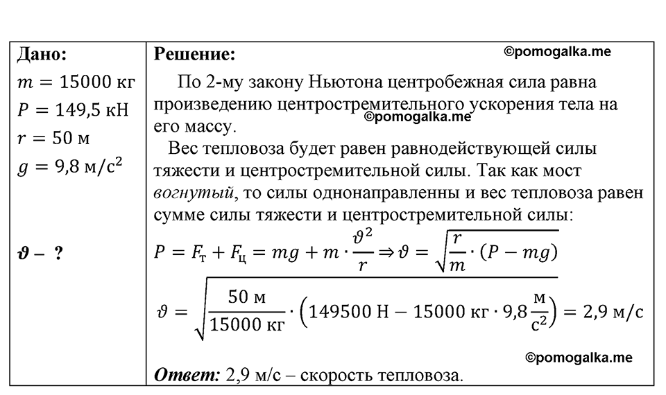 страница 191 номер 1649 физика 7-9 класс Пёрышкин сборник задач 2024 год