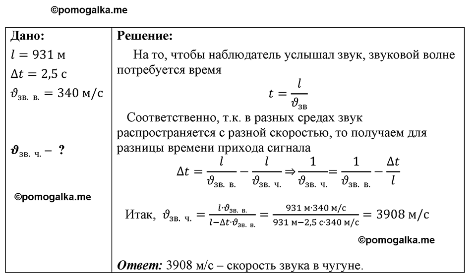 страница 207 номер 1775 физика 7-9 класс Пёрышкин сборник задач 2024 год